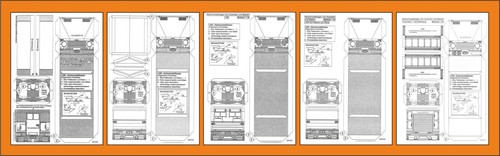 5 kartonmodelle - b1-5,