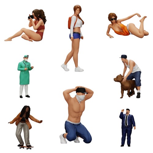 Figuren - 1:24, (7,7cm)