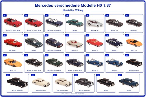 Wiking mercedes benz - wiking, mercedes-benz