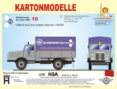 Kartonmodell h3a - kartonmodell,