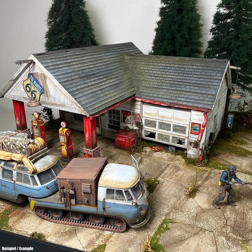 Alte amerika tankstelle - amerika,